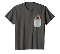 Weimaraners Dog in Your Pocket Maglietta, Bambini, Asfalto, 2 Anni