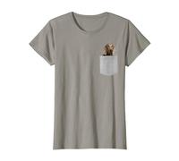 Weimaraners Dog in Your Pocket Maglietta, Donna, Ardesia, 3XL