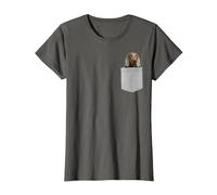 Weimaraners Dog in Your Pocket Maglietta, Donna, Asfalto, L
