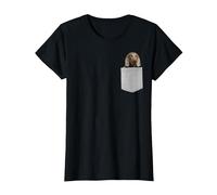 Weimaraners Dog in Your Pocket Maglietta, Donna, Nero, XL