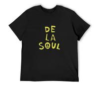 WEIMEIDA De La Soul T Shirt Golden Era Hip Hop Is Dead 3 Feet High And Rising Mens Man Black 3XL