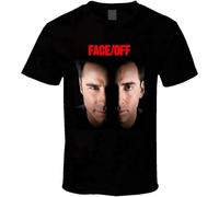 WEIMEIDA Face off Travolta Cage Retro 90'S Action Movie T Shirt Mens Man Black 3XL