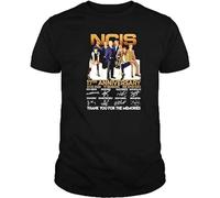 WEIMEIDA Garnett N.C.I.S 17Th Anniversary 2003-2020 Signature Thank You for The Memories Shirt Mens Man Black M