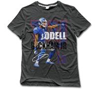 WEIMEIDA Greenday Men's Odell #13 Beckham Jr Short Sleeve T Shirt Grey XL