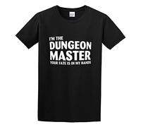 WEIMEIDA I'm The Dungeons Master Your Fate Is in My Hands O Neck Men T-Shirt Black XL