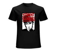WEIMEIDA Johnny Thunders Retro Wave Punk Scene Anni '70 T-Shirt Mens Man Black 3XL