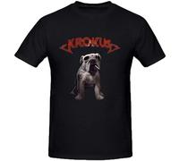 WEIMEIDA Krokus Dirty Dynamite Sport T Shirt for Men Crew Neck Black XXL