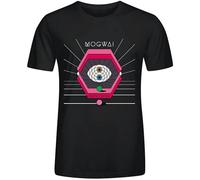 WEIMEIDA Mogwai Rave Tapes T Shirts for Mens Funny Round Neck Black XL