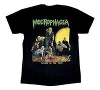 WEIMEIDA Necrophagia Season of The Dead'87 Death Possessed Morbid T-Shirt Mens Man Black L