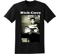 WEIMEIDA Nick Cave Photo Bad Seeds Grinderman The Birthday Party Mens T-Shirt Black L