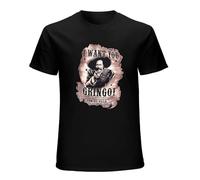 WEIMEIDA Pancho Villa I Want You Graphic Men's T-Shirt Black M
