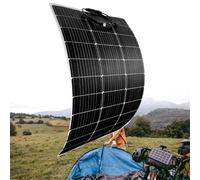 WEIMILOR Pannello Solare Flessibile 150W/200W/300W/400W/520W, Pannelli solari monocristallini 36V modulo ad Alta efficienza di Carica della Batteria Alimentazione fotovoltaica per la Ricarica,200W