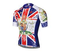 Weimostar Maglia da Bici da Uomo Manica Corta da Ciclismo MTB Abbigliamento da Strada da Montagna Maglietta da Bicicletta Maglietta da Ciclismo UK L