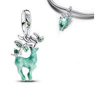 WEIMU Braccialetto di San Valentino per la mamma, con ciondolo in argento S925, per braccialetti con collana europea, 1, Metallo, Senza Gemme