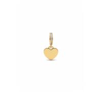 WEIMU Ciondolo a forma di cuore, in argento Sterling 925, per bracciale e collana, gioielli da donna, m, Argento sterling, Zirconia cubica