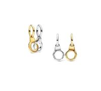 WEIMU Golden Charms - Ciondolo in argento Sterling 925 per bracciale e collana, gioiello regalo da donna, m, Argento sterling, Zirconie sintetico