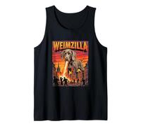 Weimzilla Weimaraner Dog - Dogzilla Monster Movie Parodia Canotta