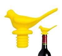 Wein Flaschenverschluss - 3D Vogel Wiederverwendbarer Stopfen, Silikon Sekt Verschluss, Auslaufsicher Getränkedeckel | Aromaschutz Aufbewahrung Für Wein Champagner Bar Küche Party