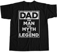 Weinafang Dad The Man The Myth The Legend Mens Slim Fit T Shirt Mens Black S