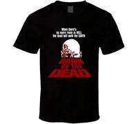 Weinafang Dawn of The Dead Romero Zombie Movie T Shirt Mens Man Black M