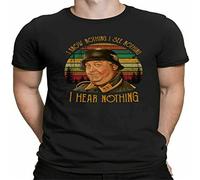 Weinafang R1 I Know Nothing Sergeant Schultz Hogan'S Heroes Vintage Movie T-Shirt Mens Man Black 3XL