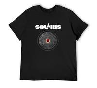 Weinafang Solaris T-Shirt Andre Tarkovsky Russian Science Fiction Movie Space Men Black XXL