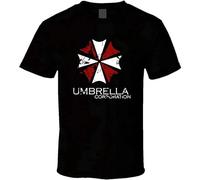 Weinafang Umbrella Corporation Game Evil Shirt T Shirt Men's Black M