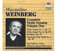 Mieczyslaw Weinberg Mieczyslaw Weinberg: Complete Violin Sonatas - Volume 1 (CD)