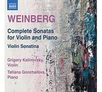 Kalinovsky e Goncharova – Mieczyslaw Weinberg: Sonate complete per violino e pianoforte – 2 CD