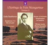 Weingartner,F. - Weingartner-Vol.9:Beethoven