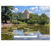 Weinheim im Herzen der Bergstraße (Wandkalender 2027 DIN A2 quer), CALVENDO Monatskalender: Die große Kreisstadt Weinheim überzeugt mit ihrer Altstadt, den Burgen und dem einladenden Marktplatz.