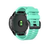 WEINISITE Cinturino per Garmin Fenix 7X/6X/5X, Donne Uomini Sport Morbido Silicone Sostituzione Braccialetto Compatibile con Garmin Fenix 3/3 hr/3 Sapphire (Alzavola)