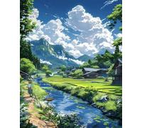 Weiniuniu fai da Te Pittura Diamante 5D Bellezza primaverile Kit Trapano Rotondo Completo Immagine di Strass Arte Artigianato Decorazione della Parete 40x50 cm