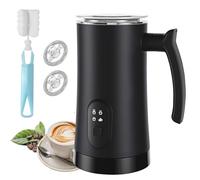 Weinsamkeit Montalatte Elettrico, 4 IN 1 Cappuccino Montalatte Elettrico con 2 Frusta Automatico Schiuma di Latte Calda e Fredda, Montalatte Silenzioso per Caffè Cappuccino Macchiato Cioccolata Calda