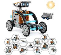 Weinsamkeit Robot Solare, STEM Kit Robot Solare Giocattoli 13 in 1 Set di Esperimenti Scientifici per Edifici Educativi Regali per Bambini Ragazzi Ragazze, Regali per Bambini 8 9 10 11 12 13 Anni