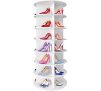 Weinstein storage - Scarpiera rotante originale a 360°, scarpiera girevole, torre per scarpe girevole, a 7 piani, per oltre 35 paia di scarpe