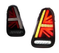 WEINUANXIN Auto Indicatori Direzione Per M&ini Per Coopers Per R50 Per R52 Per R53 2001-2007 Freno Indicatori Direzione Lampade Coda Fanali Posteriori Auto Coda Posteriore Gruppi Ottici(2pcs Smoke)