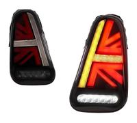 WEINUANXIN Auto Indicatori Direzione Per M&ini Per Coopers Per R50 Per R52 Per R53 Freno Retromarcia Segnale Girata Lampade Coda Fanali Posteriori Auto Posteriore Gruppi Ottici(2pcs Smoke)