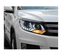 WEINUANXIN Auto Indicatori Direzione Per VW Per T&iguan 2013-2017 Faro Senza Luce Marcia Diurna Auto Intero Fari Gruppo Ottico(LED,2 Pcs Left and Right)