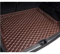 WEIQQI Auto Tappetino Bagagliaio per BYD Seal U DM-i 2023, Auto Tappetino Baule in Pelle Fodera Tappeto Copri AntiGraffio Antiscivolo Protezione,Coffee/C