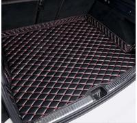 WEIQQI Auto Tappetino Bagagliaio per BYD Seal U DM-i 2023, Auto Tappetino Baule in Pelle Fodera Tappeto Copri AntiGraffio Antiscivolo Protezione,BlackRed/E