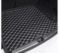 WEIQQI Auto Tappetino Bagagliaio per BYD Seal U DM-i 2024 2025(Audio on The Right), Auto Tappetino Baule in Pelle Fodera Tappeto Copri AntiGraffio Antiscivolo Protezione,Black/B