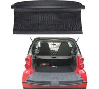 WEIQQI Copertura Bagagliaio Posteriore per Smart 451 Fortwo 2007-2014, Copribagagliaio Retrattile Resistente ai Raggi UV Tronco Privacy Cappelliera