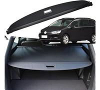 WEIQQI Copertura Bagagliaio Posteriore per VW Sharan 2012-2016 2017 2018 2019, Copribagagliaio Retrattile Resistente ai Raggi UV Tronco Privacy Cappelliera