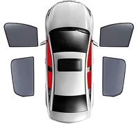 WEIQQI Tendine Parasole Auto per Audi Q2 2017-2023, Magnetica Finestrini Laterali Posteriore Oscuranti Finestrini Auto Protezzione Privacy Accessori, C/4pcs-doors-window