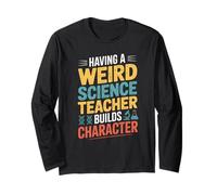 Weird Science Teacher Builds Character Maglia a Manica