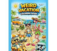 Weird Vacation Coloring Book: Fun and Crazy Travel Adventures with Funny Characters | Relaxing and Creative Coloring Pages