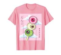 Weirdcore Aesthetic Kawaii Giapponese Dango Bulbi oculari Maglietta