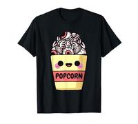 Weirdcore Aesthetic Kawaii Popcorn Pieno di Occhi alati Maglietta
