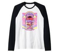 Weirdcore - Biglie oculari Kawaii Halo Halo Maglia con Maniche Raglan